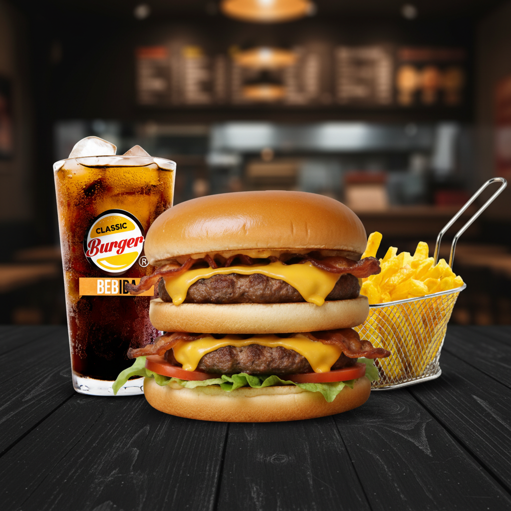 Hamburguesa Megaclásica Classic Burger