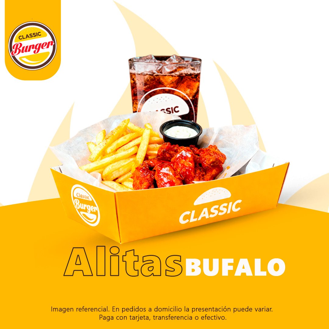 Alitas Bufalo